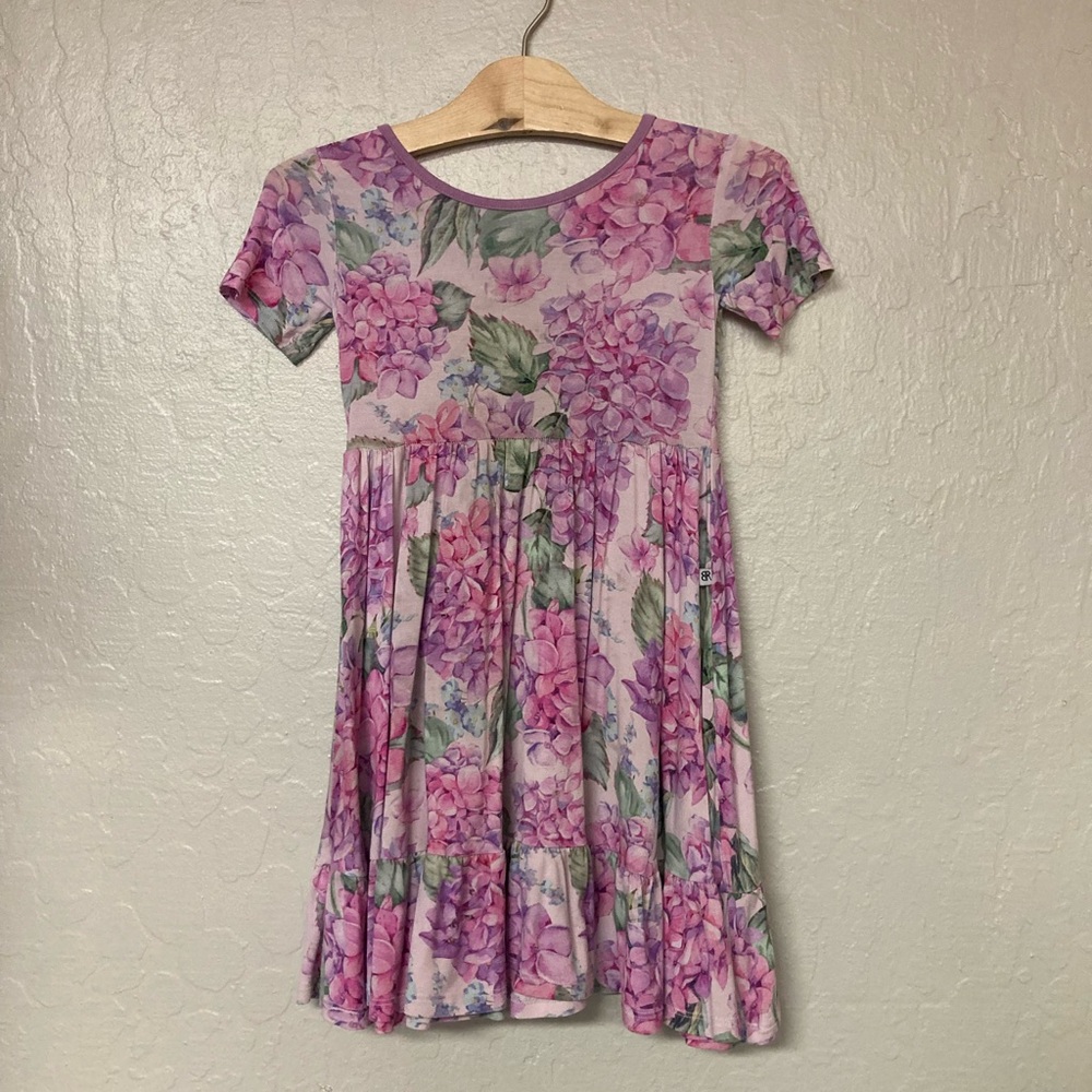 $23 ADD ON bums & roses floral dress 4T Zara‎ Janie and Jack Hanna Andersson